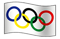 Clipart Gif Animé Drapeau des Jeux Olympiques 2021