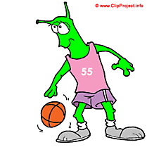 Joueur de basketball clipart gratuit