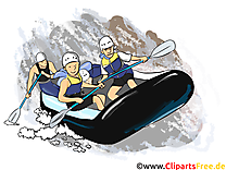 Kayak illustration - Nage images gratuites