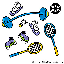 Matériel de sport clip art gratuit à télécharger