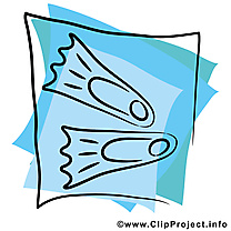 Palmes image gratuite – Plongée sous-marine clipart