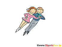 Patinage artistique clipart gratuit