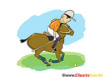 Polo clipart gratuit - cheval images