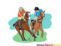 Polo image à télécharger - chevaux clipart