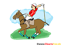 Polo image gratuite - Cheval cliparts