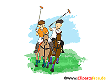 Polo images - chevaux clip art gratuit