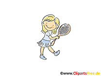 Volant clip arts gratuits - Tennis illustrations