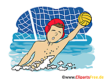 Water-polo clipart gratuit à télécharger