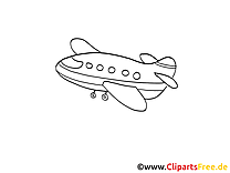 Avion dessin gratuit à imprimer