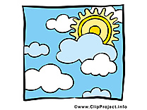 Beau temps image à télécharger - Soleil clipart