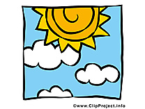 Ciel clipart gratuit - Soleil images gratuites