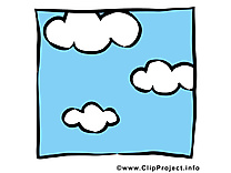 Ciel dessin - Nuages cliparts à télécharger