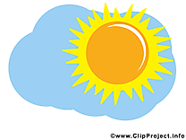 Ciel image gratuite – Soleil clipart