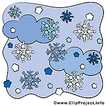 Neige dessin à télécharger - Mauvais temps image