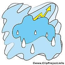 Tonnerre dessin gratuit - Pluie clip arts gratuits