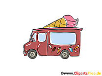 Camion de crème glacée clipart gratuit images