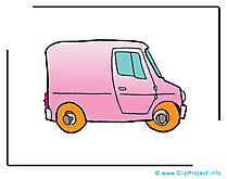 Fourgonnette image gratuite – Voiture clipart