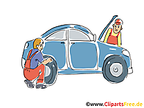 Pneu clipart gratuit - Voiture images gratuites