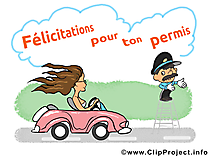 Voiture clip art - Permis de conduire à télécharger