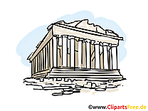 Acropole cliparts gratuis - Temple images gratuites