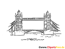 Angleterre images - Tower bridge clip art gratuit