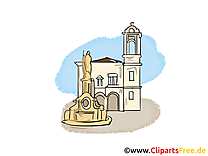 Cathédrale clip art – Église image gratuite