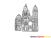 Cathédrale dessin gratuit à télécharger