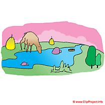 Fleuve clipart gratuite