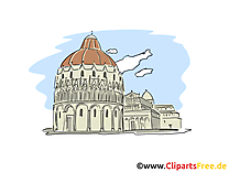 Italie dessin gratuit - Cathédrale image gratuite