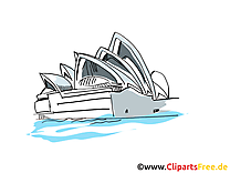 Opéra illustration gratuite - Sydney clipart