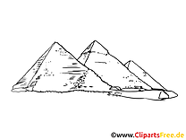 Pyramides carte gratuite - Egypte images gratuites