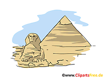 Sphinx image gratuite - Pyramide cliparts