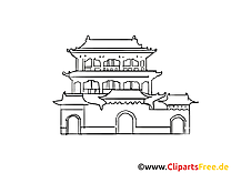 Temple cliparts gratuis - Chine images gratuites