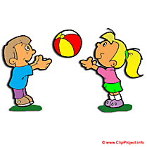 Volley-ball clipart gratuite