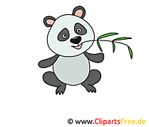 Panda clip arts gratuits – Animal illustrations