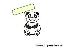 Panda cliparts gratuis – Animal images